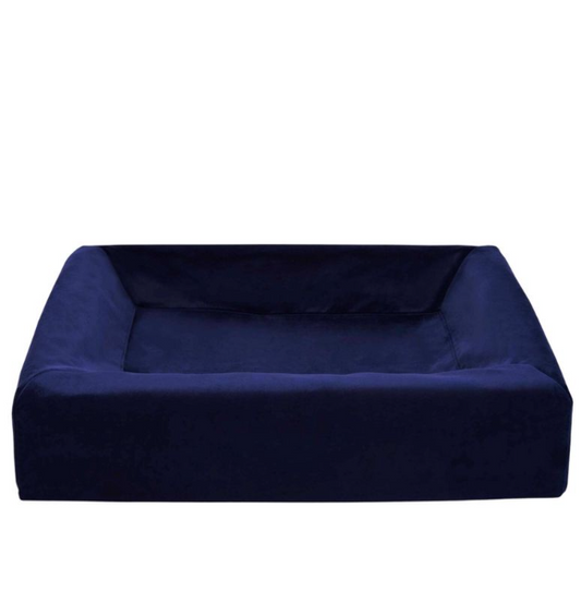 Bia Bed Royal Fløjl Betræk til Hundeseng - Navy - 70 x 60 x 15 cm